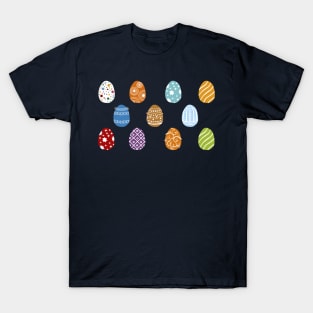 Cute Colorful Easter Egg Hunt Happy Easter Day T-Shirt